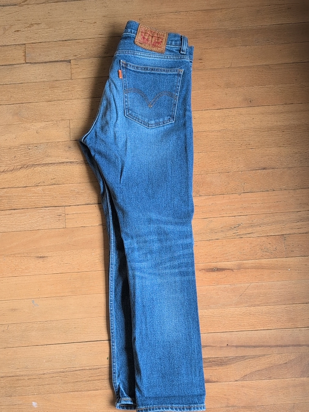 Levi's Women's 505 C Medium Blue Straight Jeans